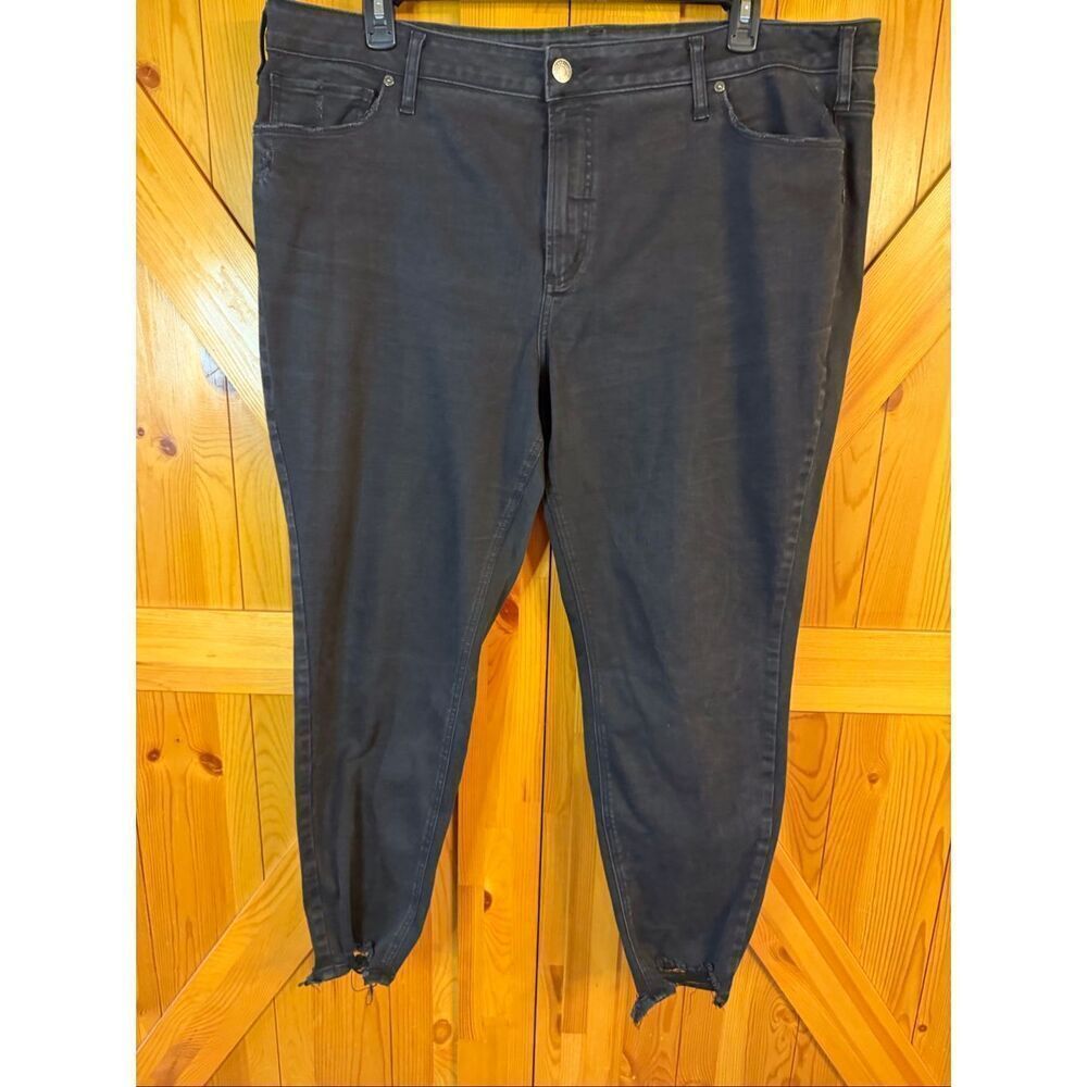 Silver Jeans Co Women’s Suki Skinny High Rise Raw Hem Ankle Jeans Size 16 (6901)